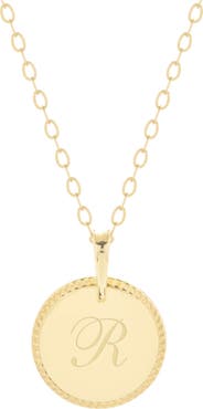 Brook and York Milia Initial Pendant Necklace