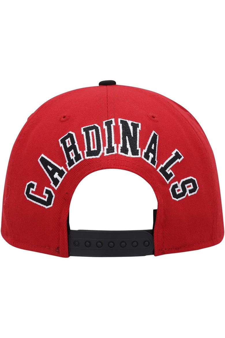 Men's New Era Cardinal/Black Arizona Cardinals Flawless 9FIFTY Snapback Hat, Alternate, color, Cardinal
