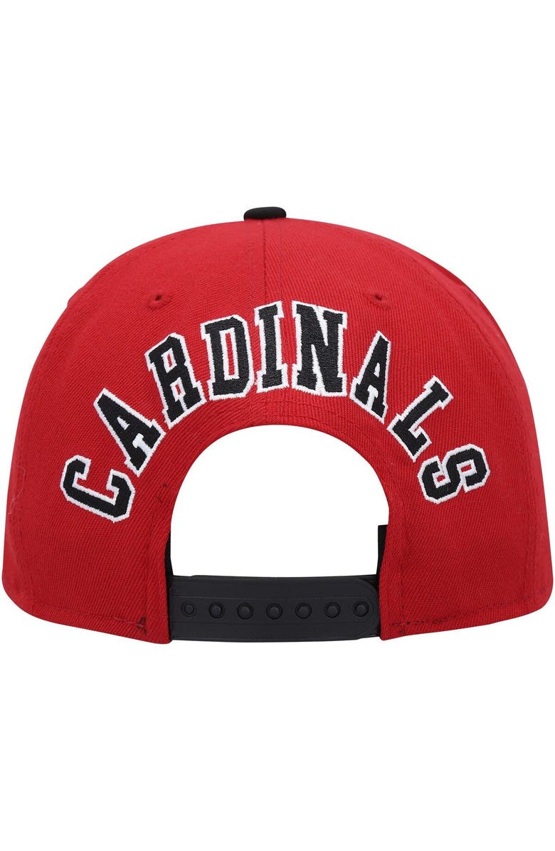 New Era Men's New Era Cardinal/Black Arizona Cardinals Flawless 9FIFTY Snapback Hat, Alternate, color,