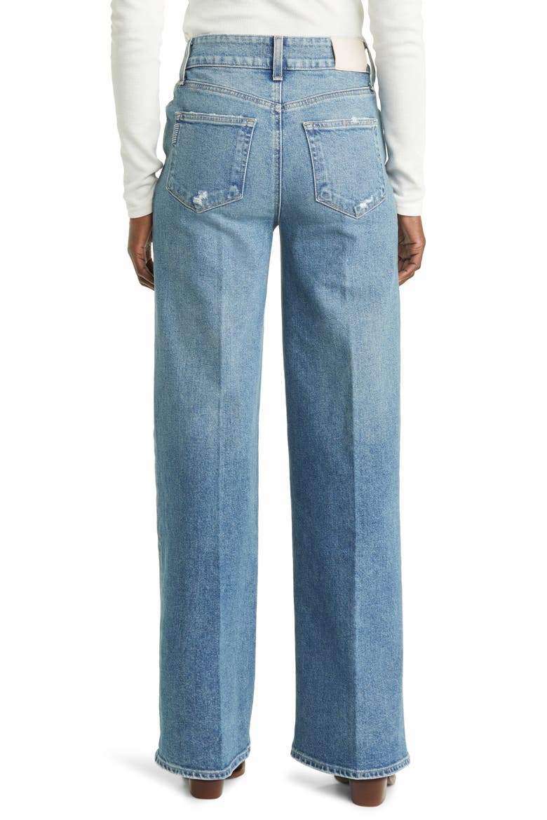 Sasha High Waist Wide Leg Jeans, Alternate, color, STRYBKDIST