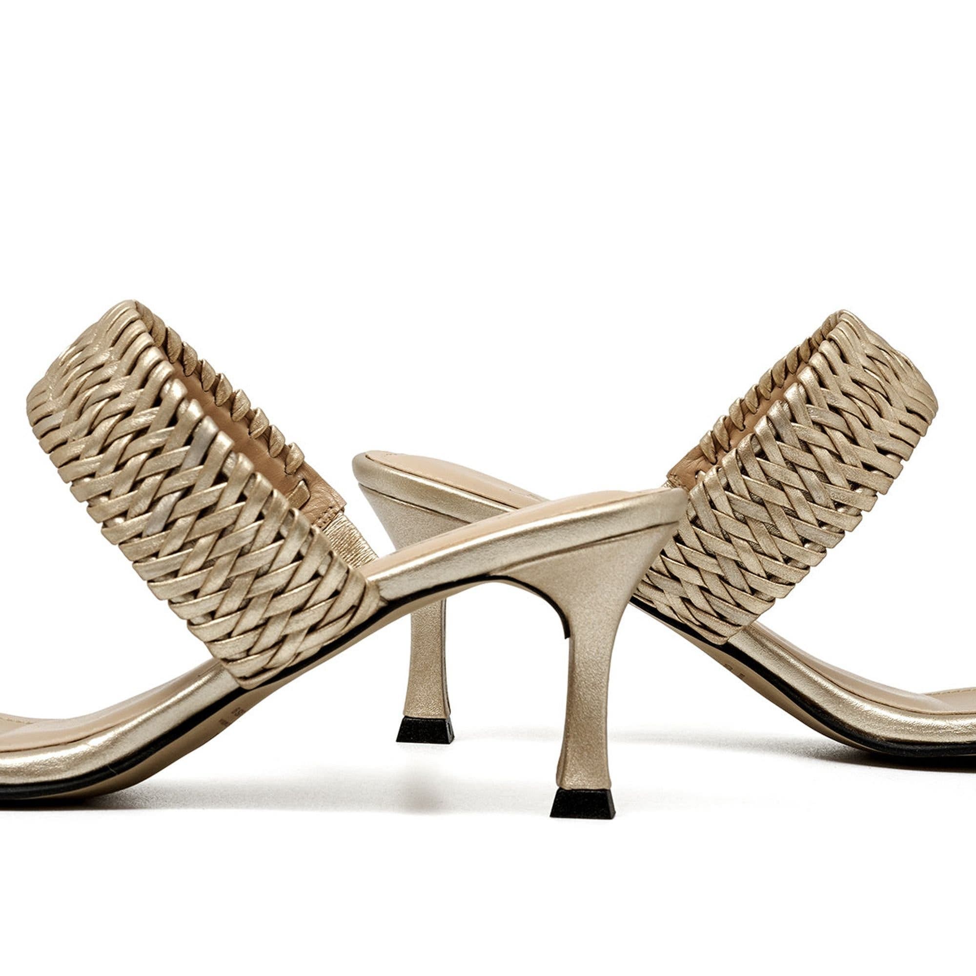 Etta Sandals, Alternate, color, Gold