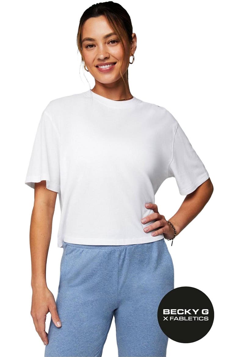 Women's 100% Cotton Boxy Tee, Main, color, Classic White