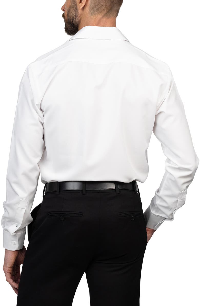 Eddie Bauer Trim Fit Dress Shirt, Alternate, color, White