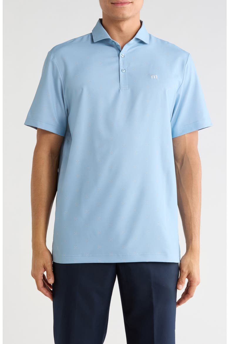 Air Taxi Performance Polo, Main, color, DUSTY BLUE