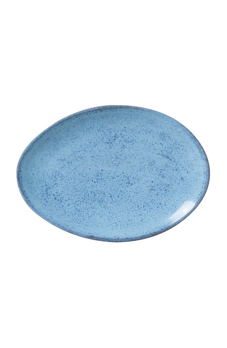 Porto Brasil Oval Dessert Plate Set of 6, Main, color, Denim