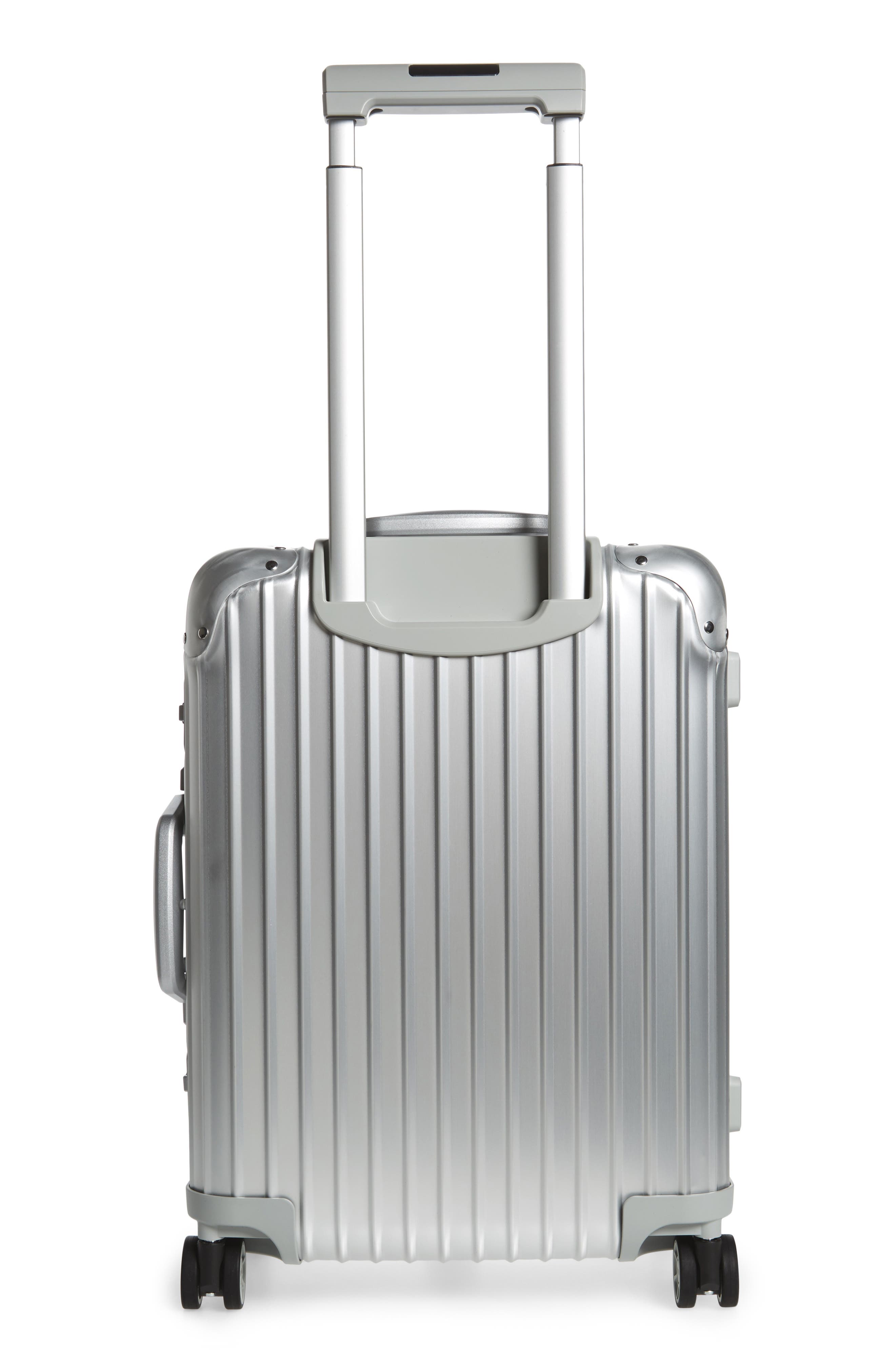 RIMOWA Topas 22-Inch Cabin Multiwheel<sup>®</sup> Aluminum Carry-On, Alternate, color, 