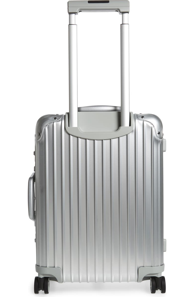 RIMOWA Topas 22-Inch Cabin Multiwheel<sup>®</sup> Aluminum Carry-On, Alternate, color,