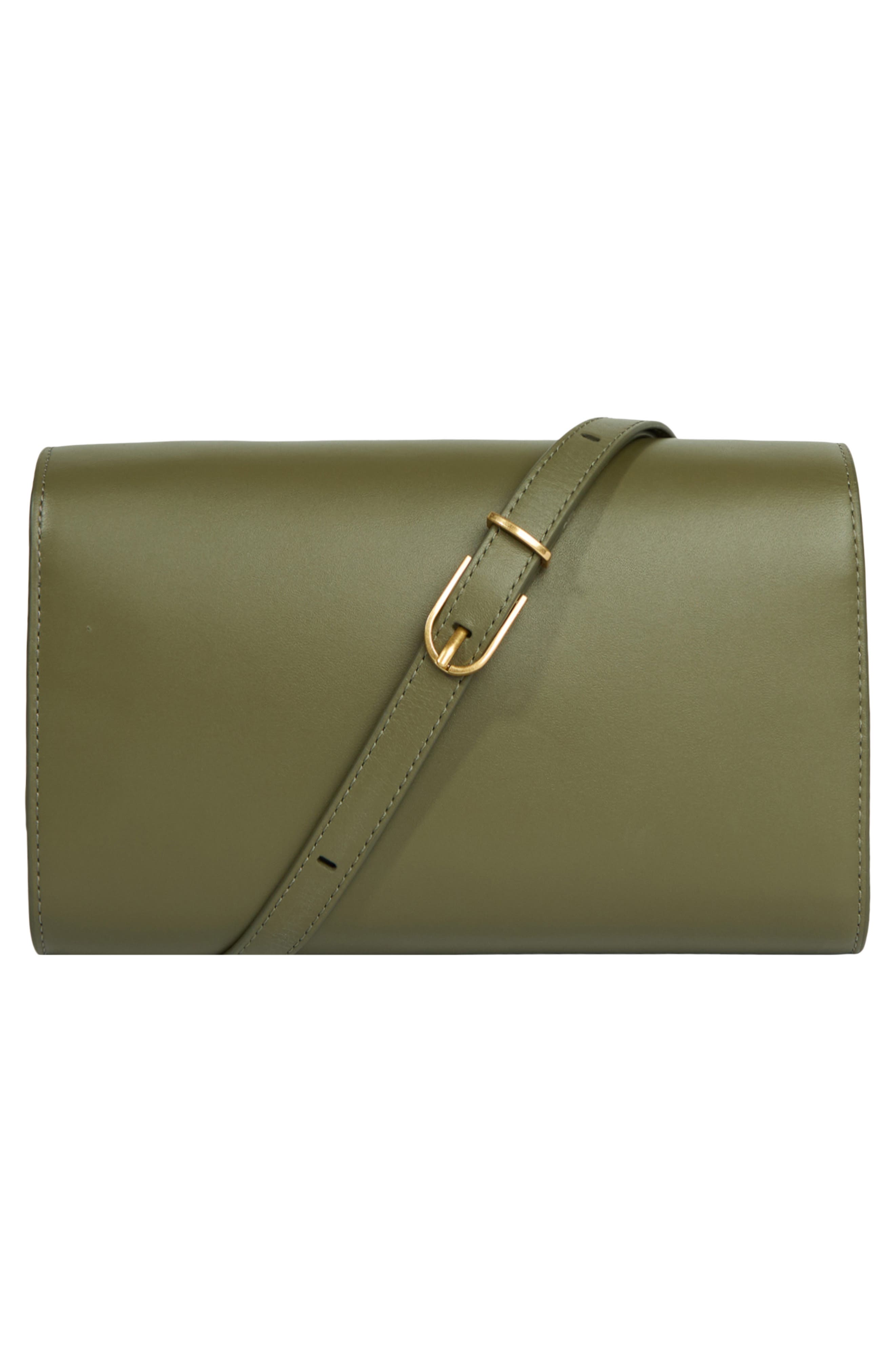 Vince Nappa Leather Wallet on a Strap, Alternate, color, Pinegrove