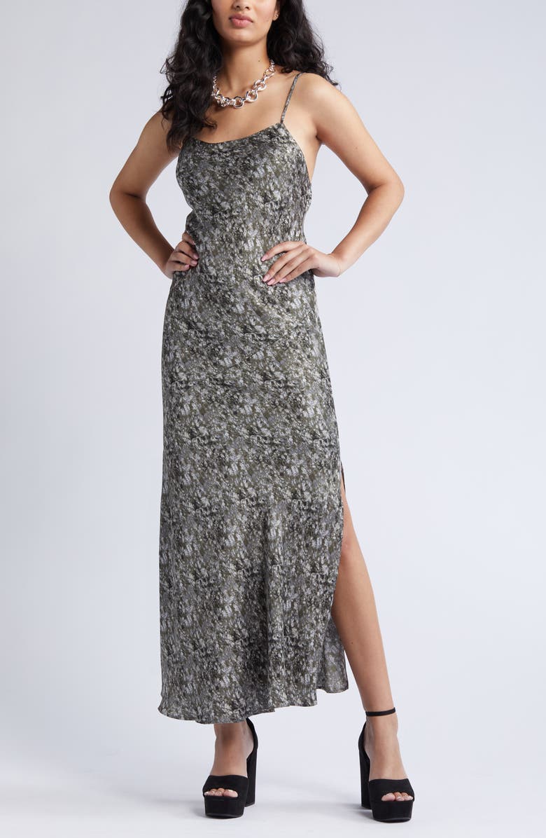 Open Edit Satin Slipdress, Alternate, color,