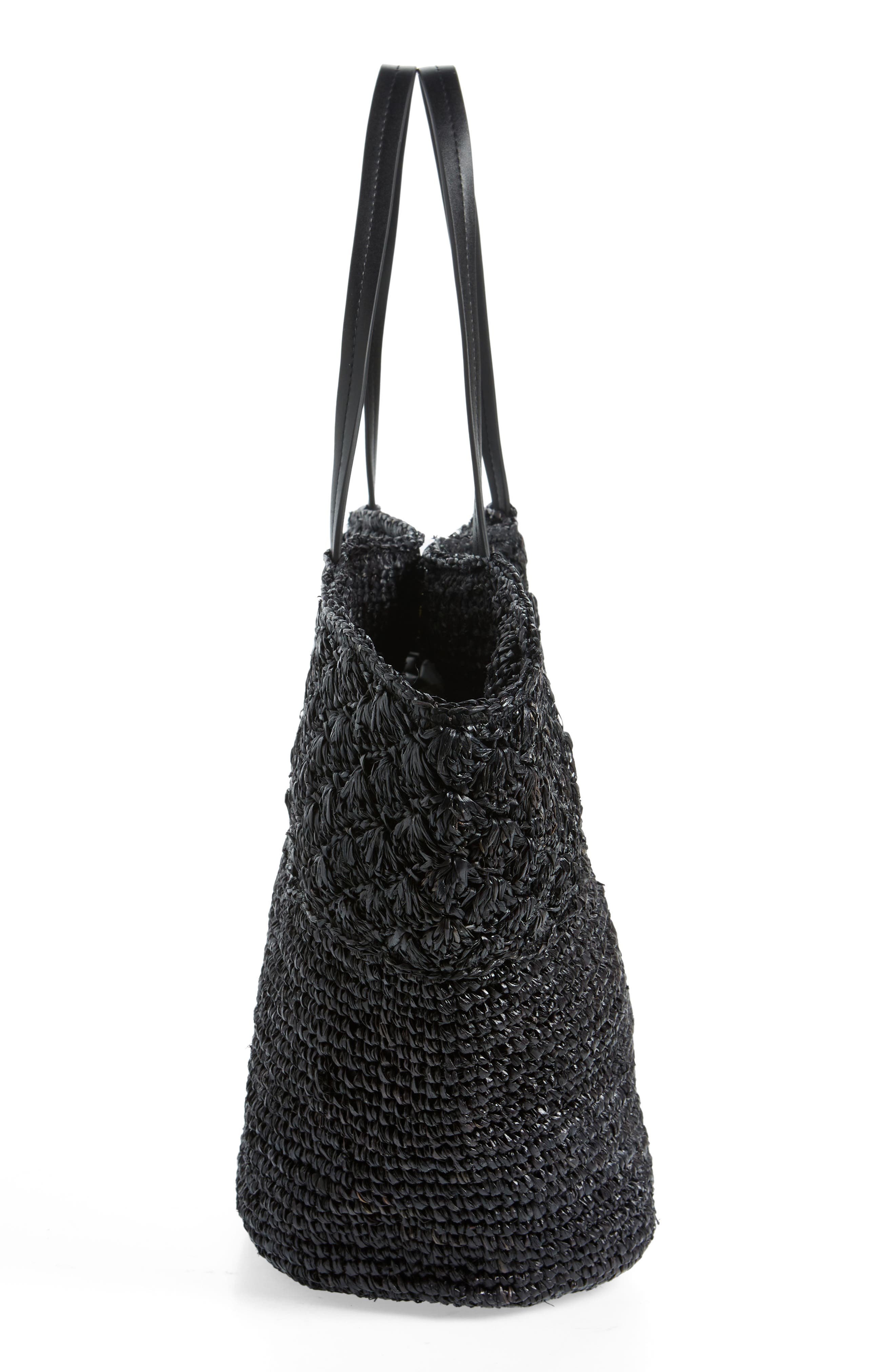 BTB Los Angeles Sera Straw Tote, Alternate, color, 