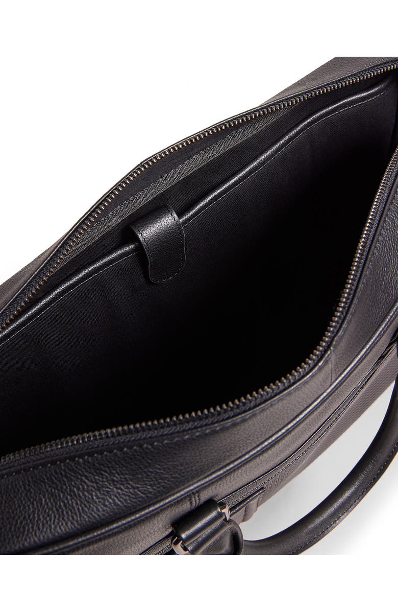Ted Baker London Canvess Textured Leather Briefcase, Alternate, color,