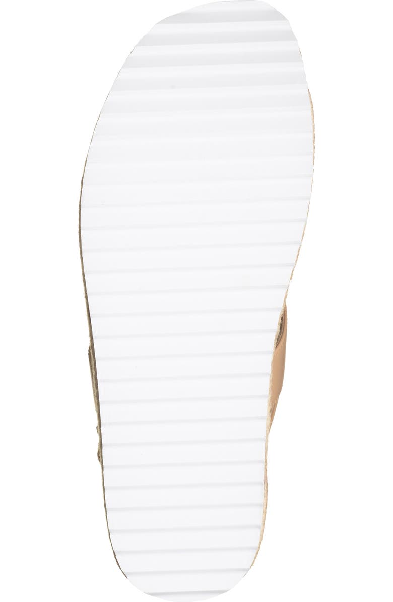 Stuart Weitzman Mel Espadrille Flatform Sandal, Alternate, color, Golden Beige