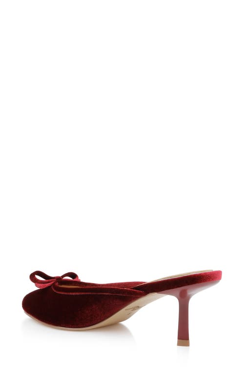 Jewel Badgley Mischka Elliot Mule In Burgundy