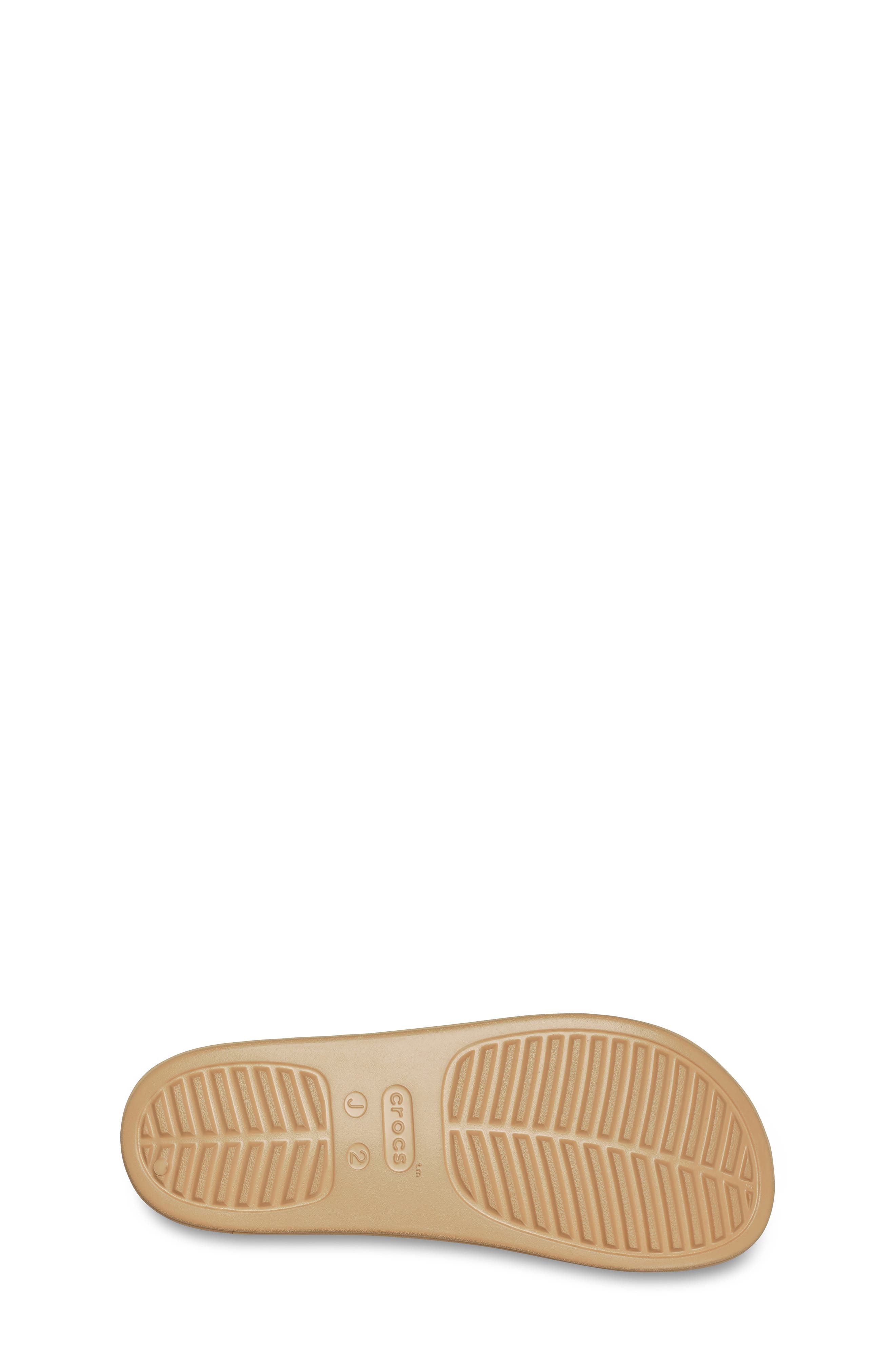 CROCS Kids' Brooklyn Slingback Sandal, Alternate, color, Chalk/ Cashew