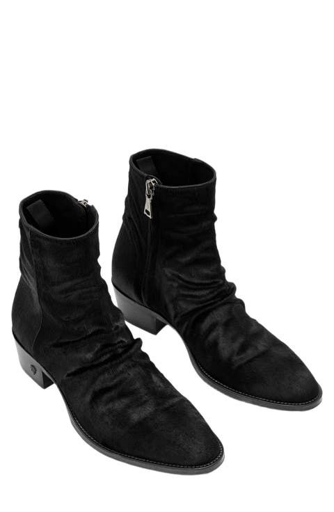 Two Five Two Genuine Calf Hair Zip Boot