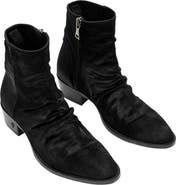 John Varvatos Two Five Two Genuine Calf Hair Zip Boot