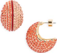 Nordstrom Pavé Orb Huggie Hoop Earrings
