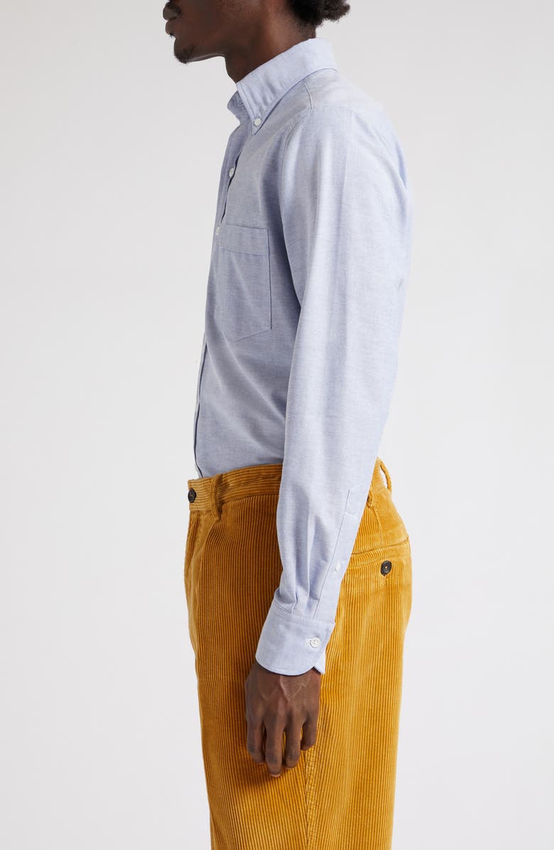 Drake's Oxford Cotton Button-Down Shirt, Alternate, color, 
