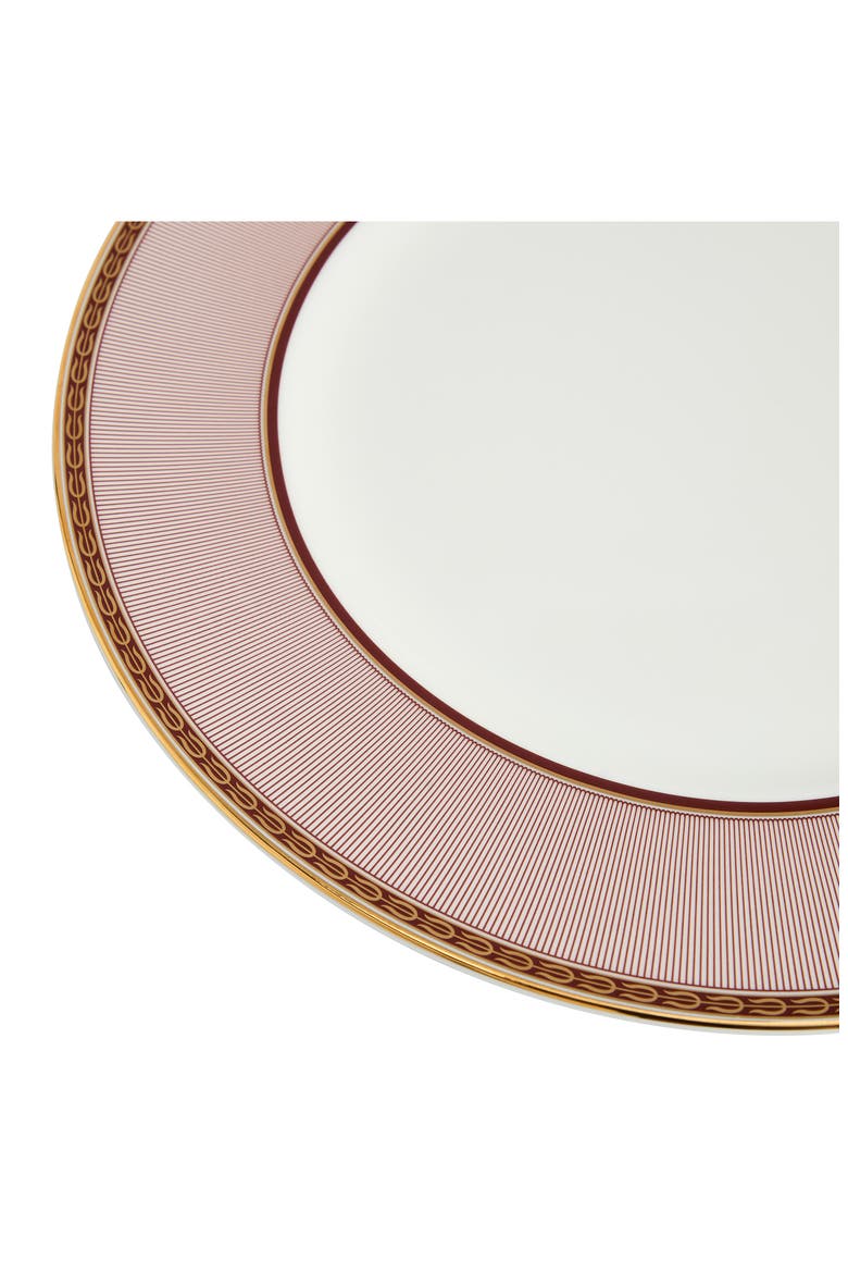 Red Splendor 22K Gold Accent Bone China Dinner Plate, Alternate, color, MULTI