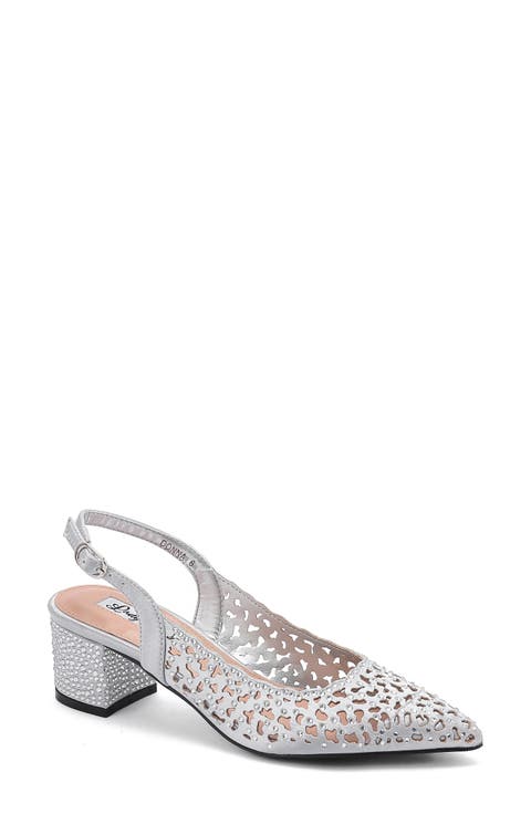 Donn Embellished Slingback Pump (Women)