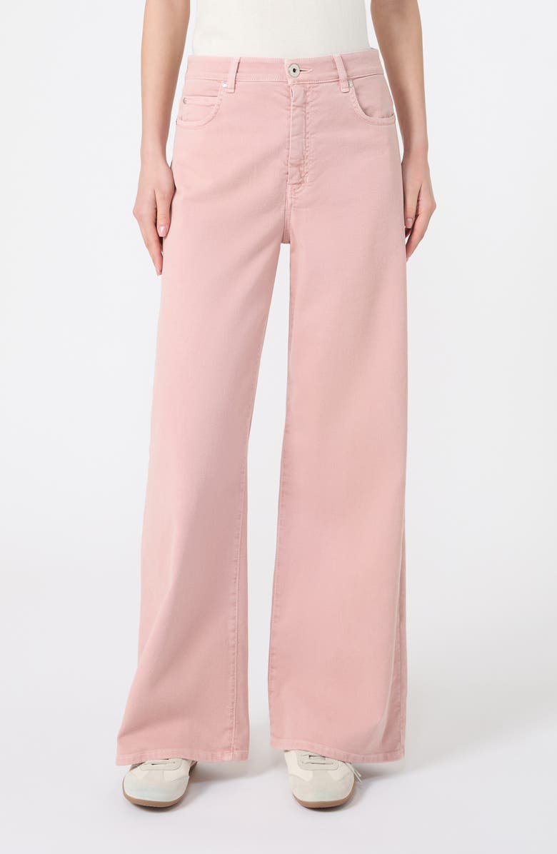 Weekend Max Mara Medina Wide Leg Jeans, Main, color, Pink