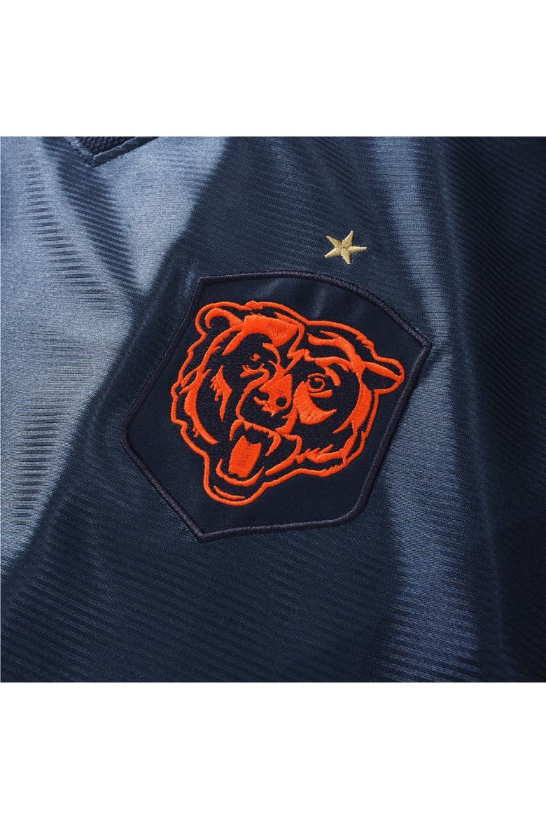 Youth Fanatics Navy Chicago Bears Football x Football V-Neck Fan Top, Alternate, color, Navy