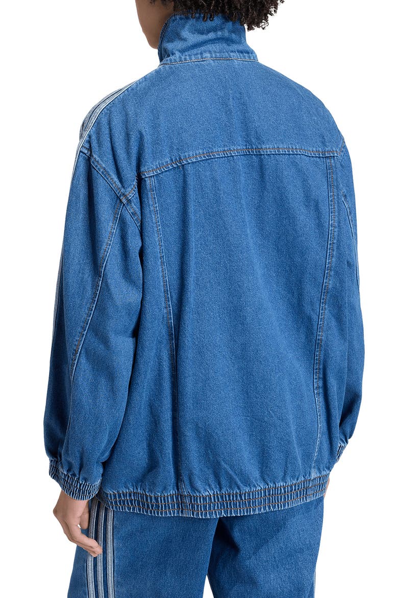 Firebird Denim Track Jacket, Alternate, color, MEDIUM VINTAGE DENIM