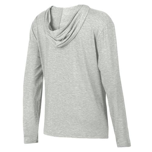 Under Armour Heather Gray South Carolina Gamecocks Breezy Long Sleeve Hoodie T-shirt In Gray