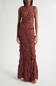Ulla Johnson Anita Floral Crochet Gown