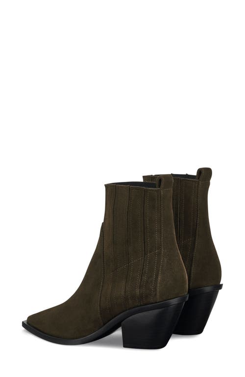 Agl Attilio Giusti Leombruni Agl Roberta Beat Pointed Toe Chelsea Boot In Forest