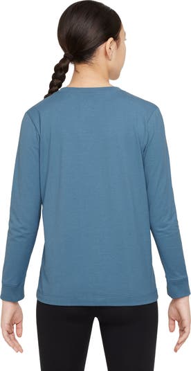 Kids' Sportswear Long Sleeve Cotton T-Shirt