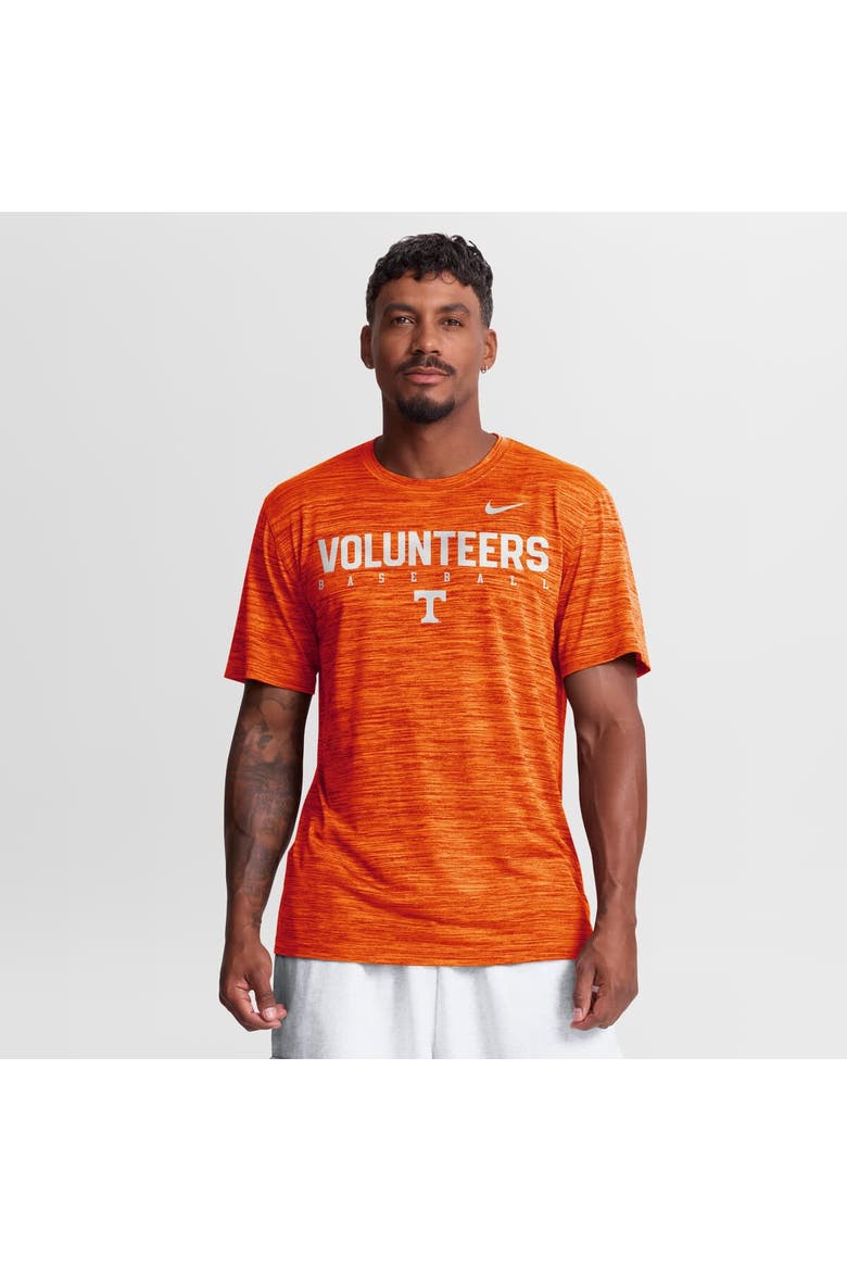 Men's Nike Tennessee Orange Tennessee Volunteers Dugout Velocity Dri-FIT T-Shirt, Main, color, Tennessee Orange