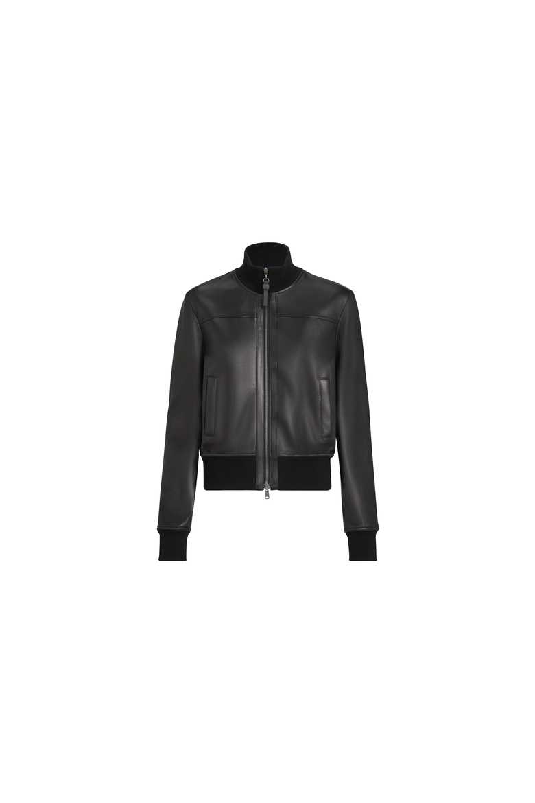 Nappa leather jacket, Main, color, Black
