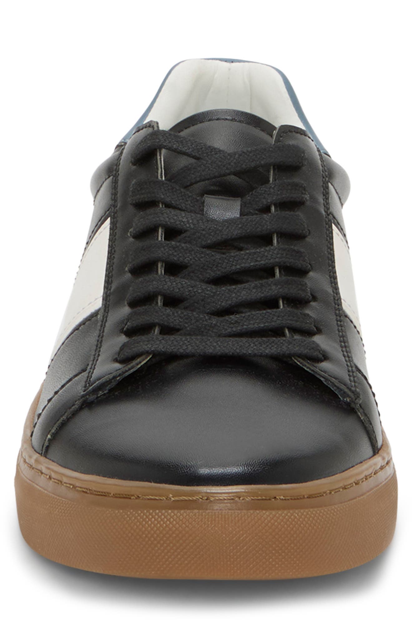 Vince Camuto Eirik Low Top Sneaker, Alternate, color, Black/ Off White