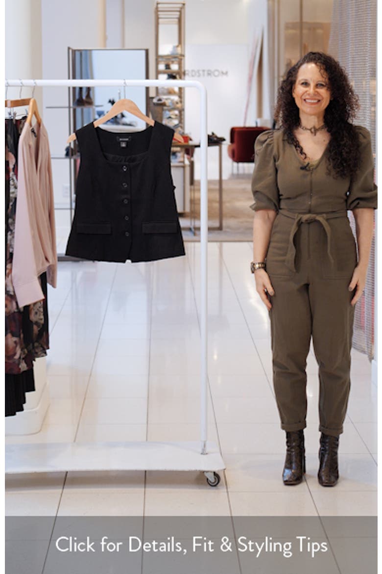 Square Neck Ponte Vest video