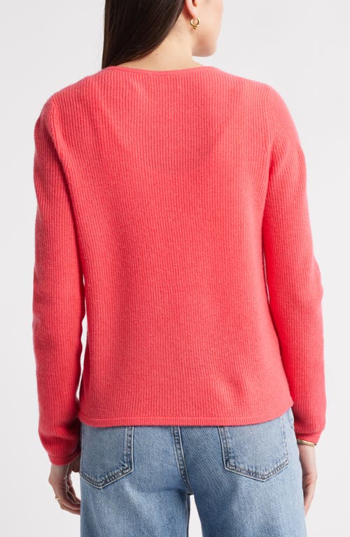Caslonr Caslon(r) Wool & Cashmere Cardigan In Pink