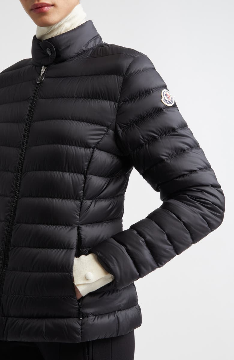 Moncler Igelle Down Jacket, Alternate, color, Black