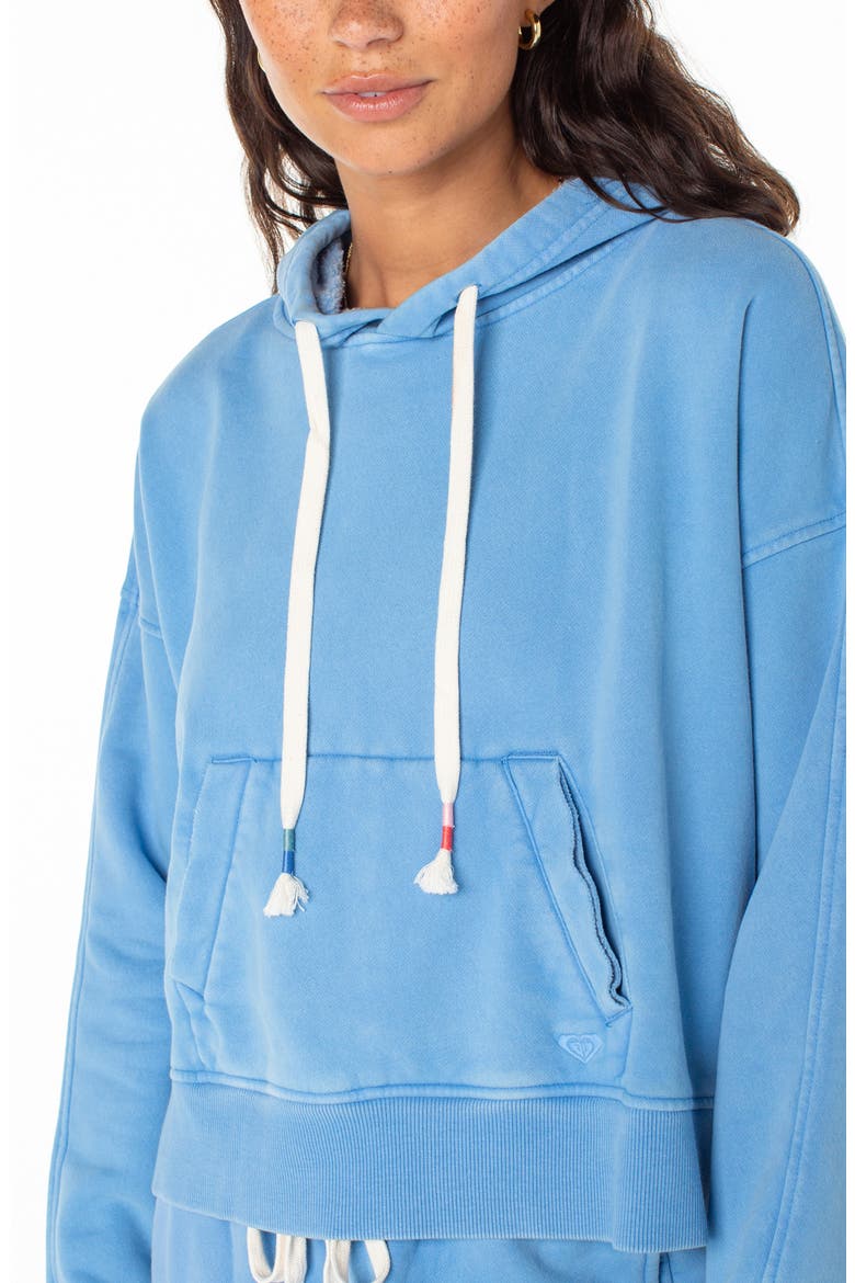 Tidewater Hoodie, Alternate, color, AZURE BLUE SOLID