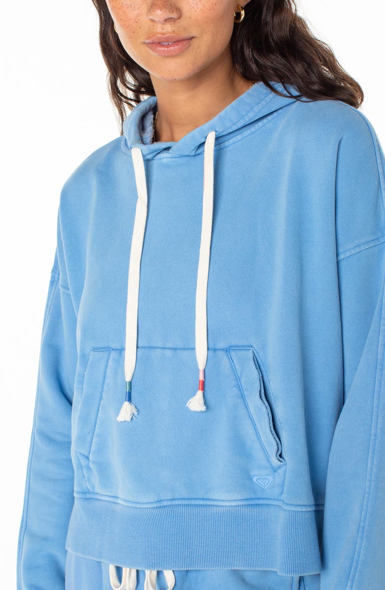 Roxy Tidewater Hoodie, Alternate, color, Azure Blue Solid