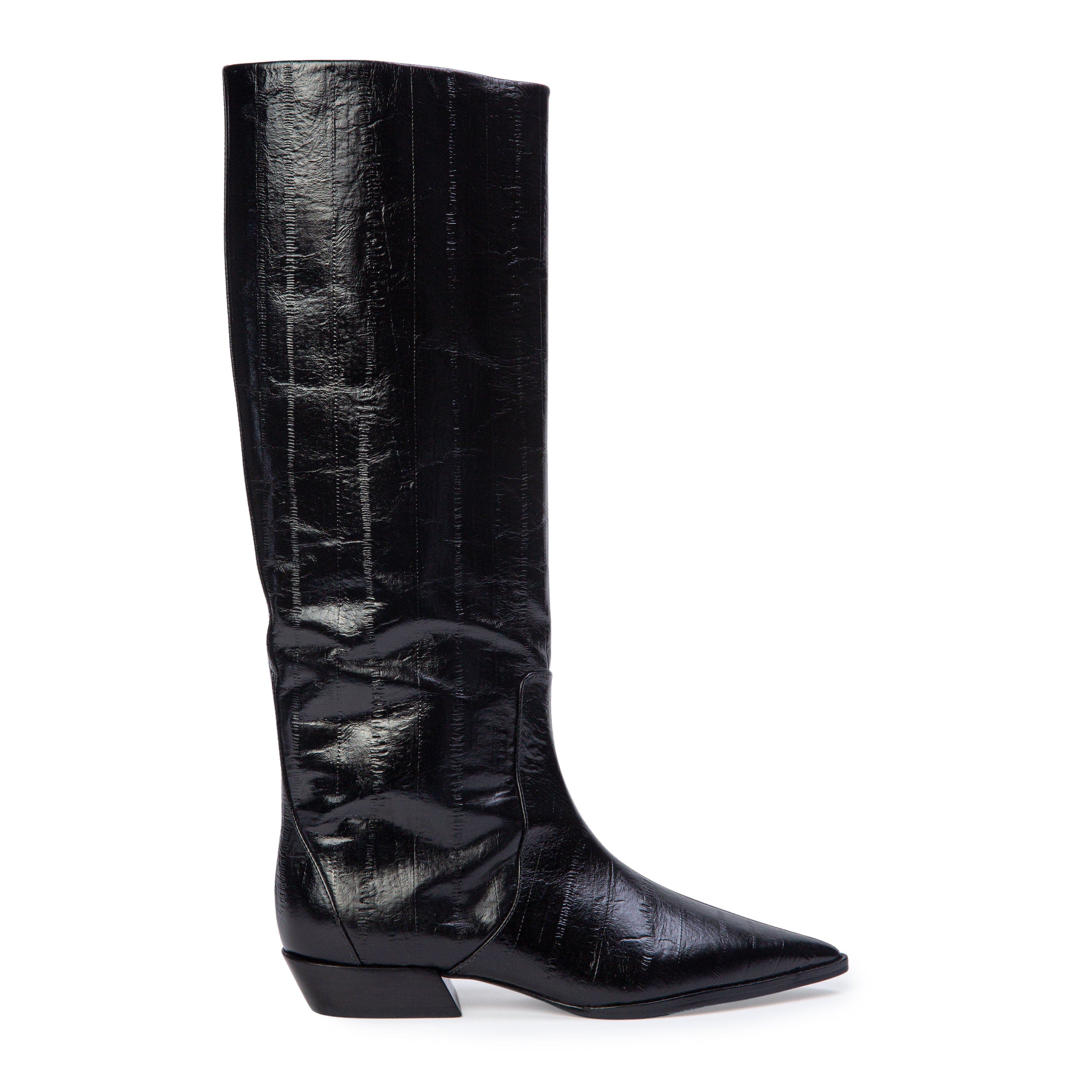 Aero 30 Boot, Main, color, Black Eel Printed Leather