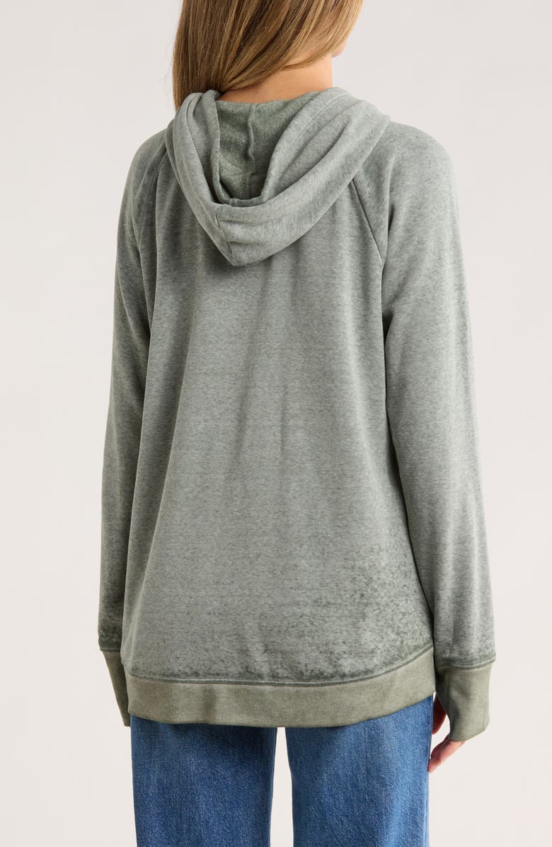 Threads 4 Thought Indra Burnout Hoodie, Alternate, color, Green