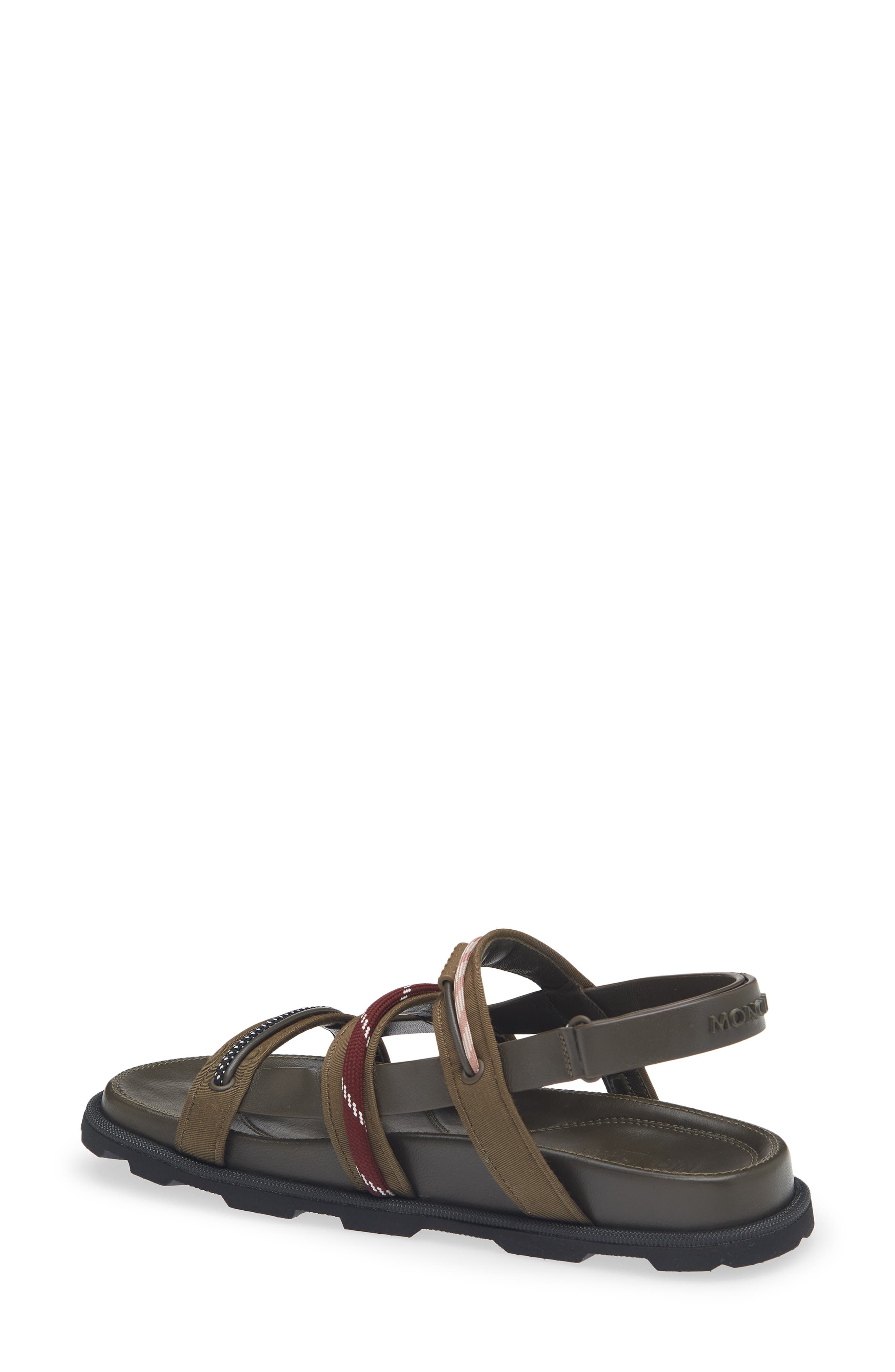 Moncler Vera Isla Sandal, Alternate, color, Brown