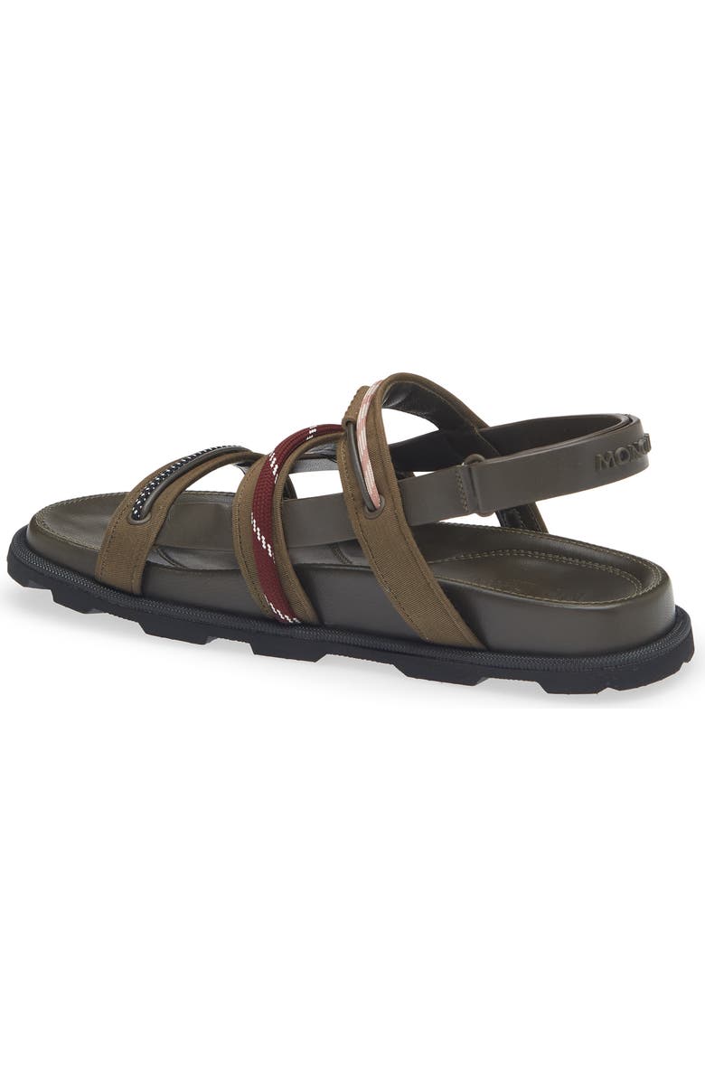 Moncler Vera Isla Sandal, Alternate, color, Brown