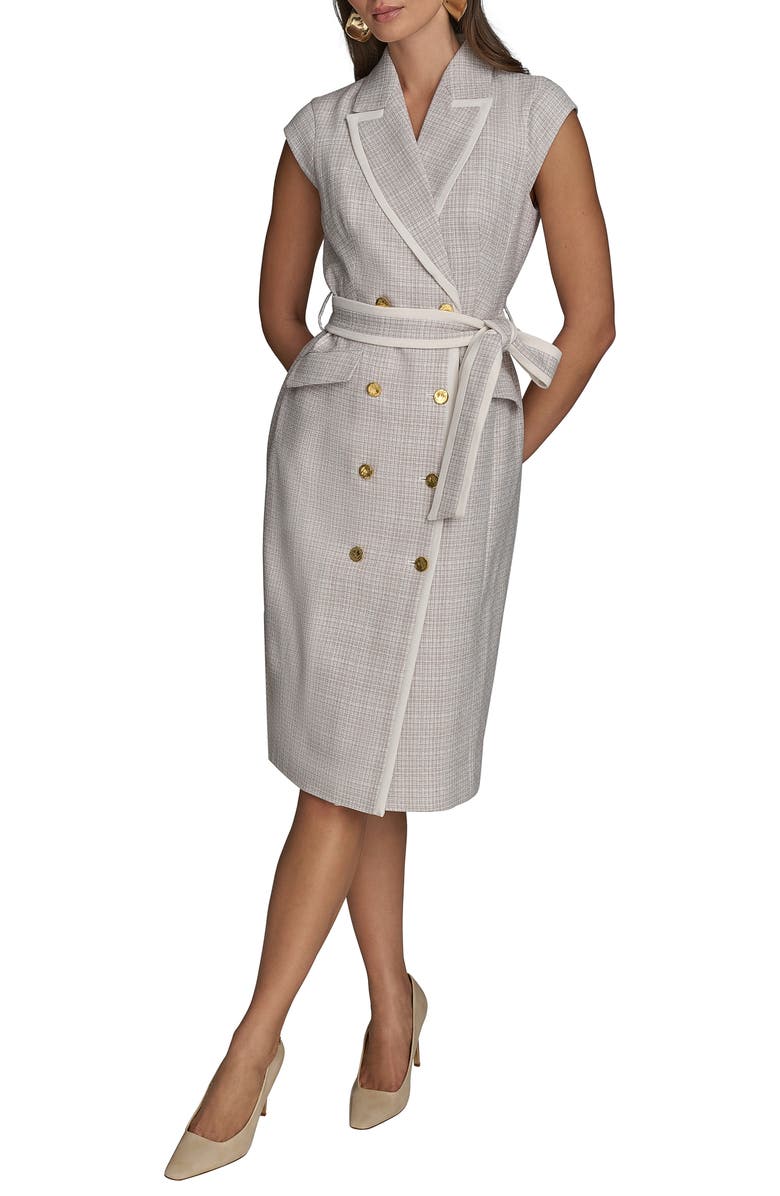 Donna Karan New York Mélange Tweed Dress, Main, color, 