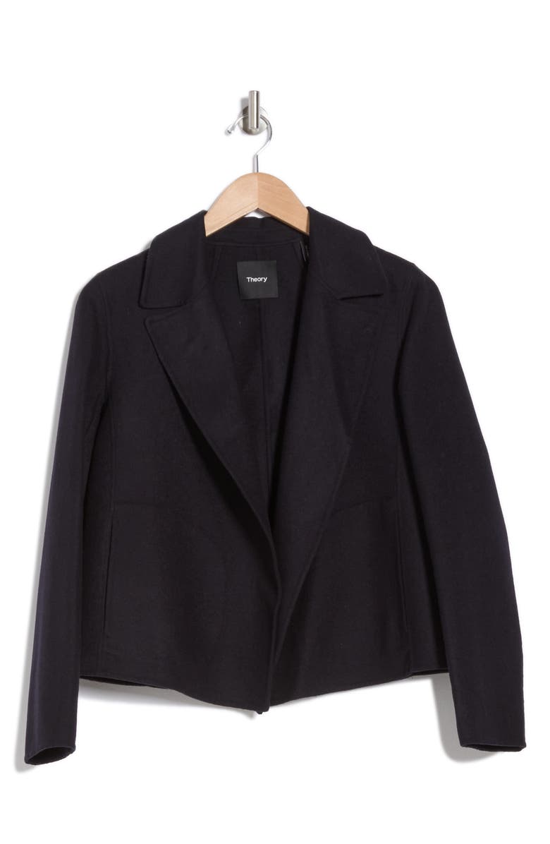 Theory Sileena Open Front Jacket, Alternate, color, New Navy