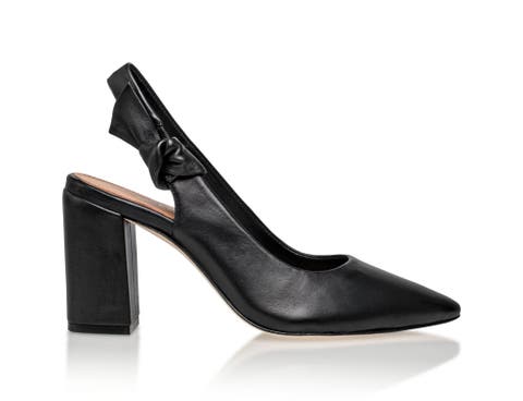 Daphne Leather Slingback Pump