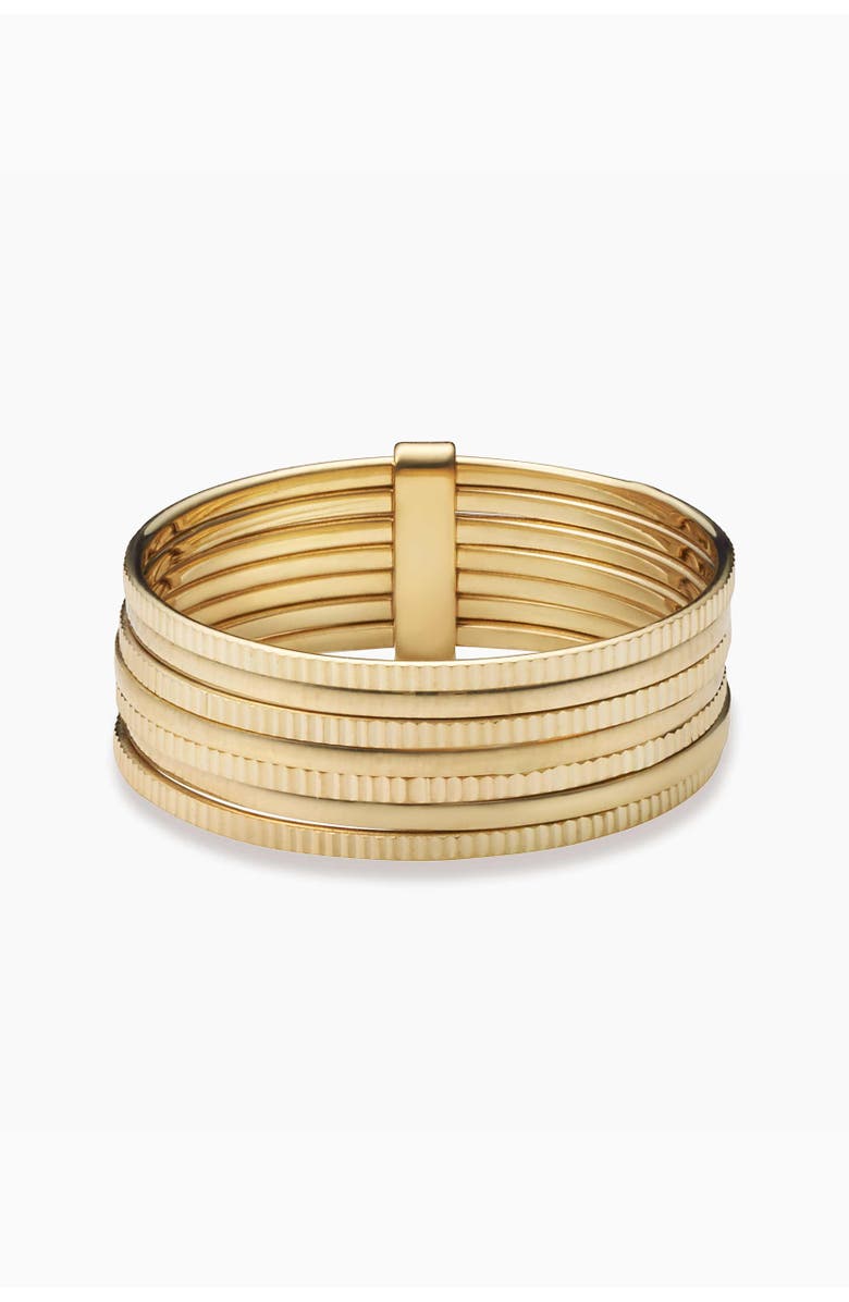 Oradina 14K Yellow Gold Power Stack II Ring, Alternate, color, Yellow Gold