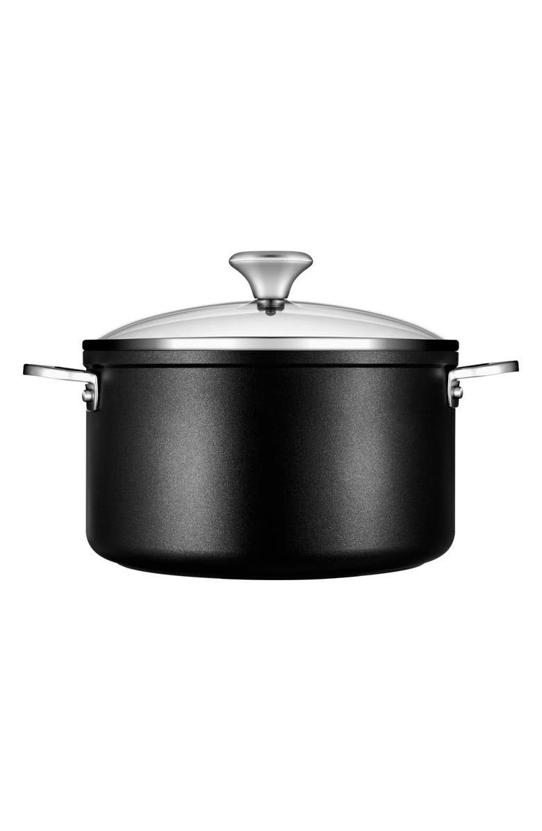 Le Creuset 6.3-Quart Toughened Nonstick PRO Stockpot, Alternate, color, Black