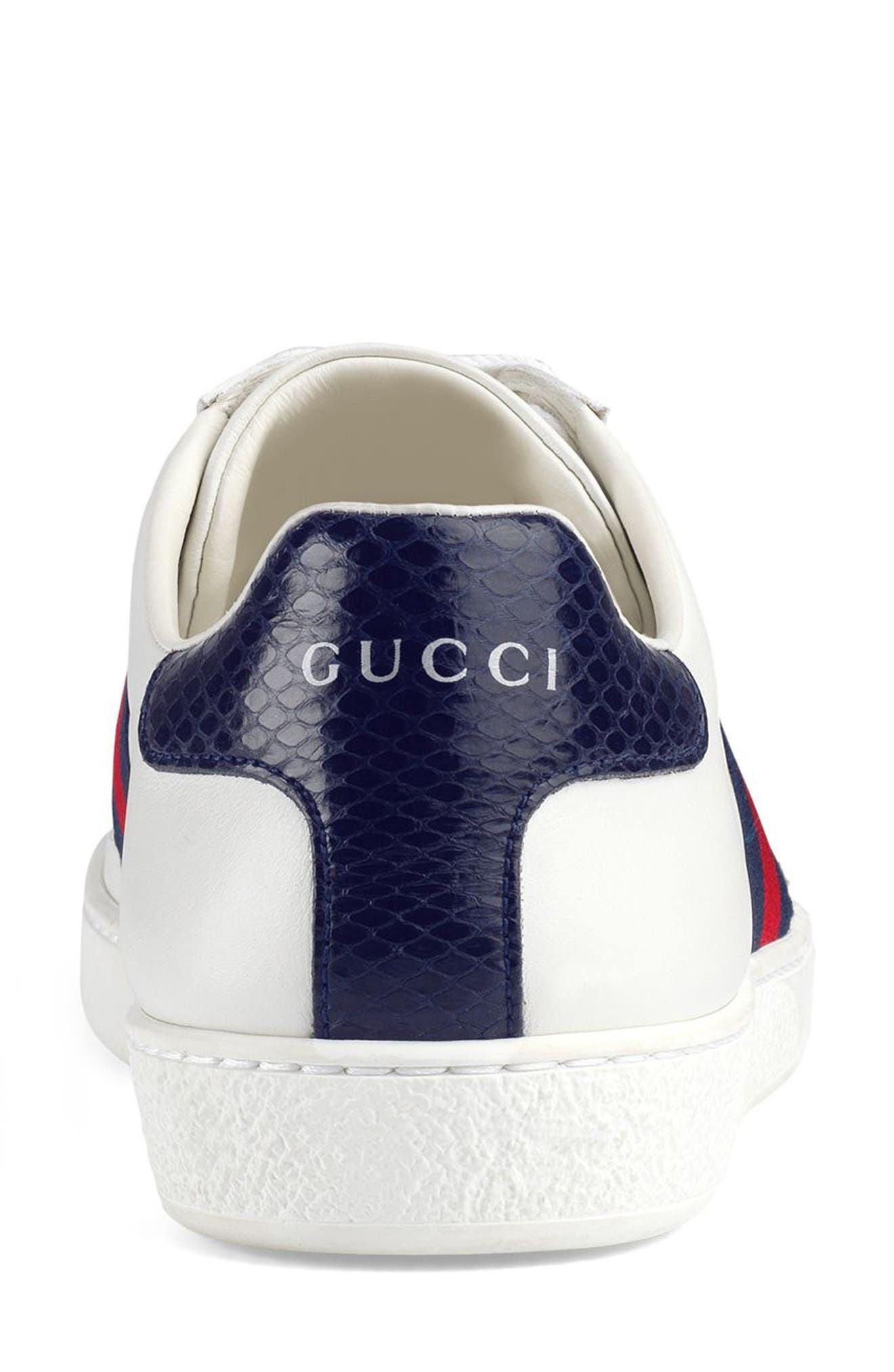 Gucci New Ace Sneaker, Alternate, color, 