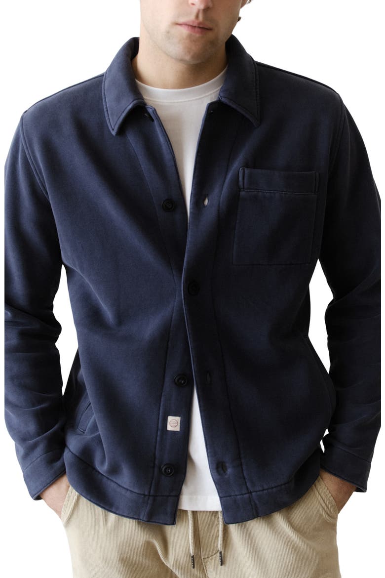 Cloud 9 Fleece Overshirt, Main, color, MOOD INDIGO
